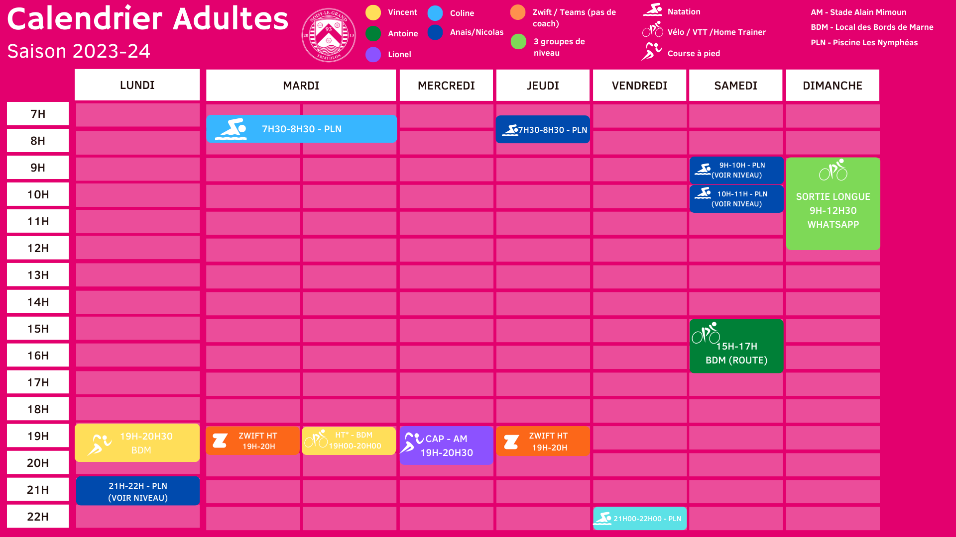 Agenda Adultes NoisyTri